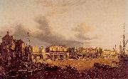 Paul, John View of Old London Bridge as it was in 1747 oil painting picture wholesale
